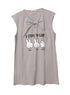 Grey knot Night Shirt - Design 13 - Khotwh