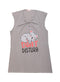 Grey knot Night Shirt - Design 6 - Khotwh