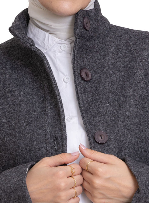 Gunmetal RD - Short Feather Shirt - Khotwh