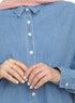 Ice Button - Back Denim Shirt - Khotwh