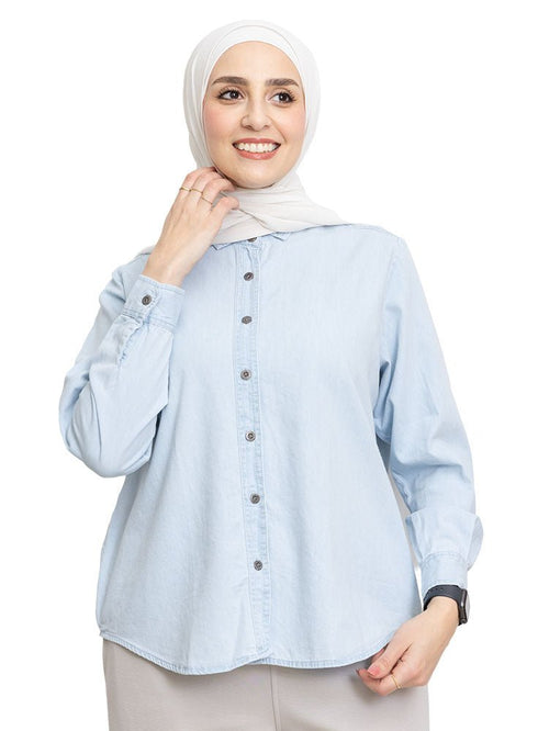 Ice Short Jeans Shirt - Khotwh