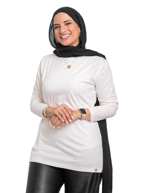Jackar Off - White B - Long - Sleeve - Khotwh