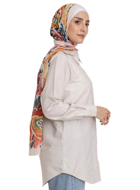 Latte L.Oxford Shirt (W) - Khotwh