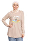 Latte Printed Long - Sleeve Design 40 - Khotwh