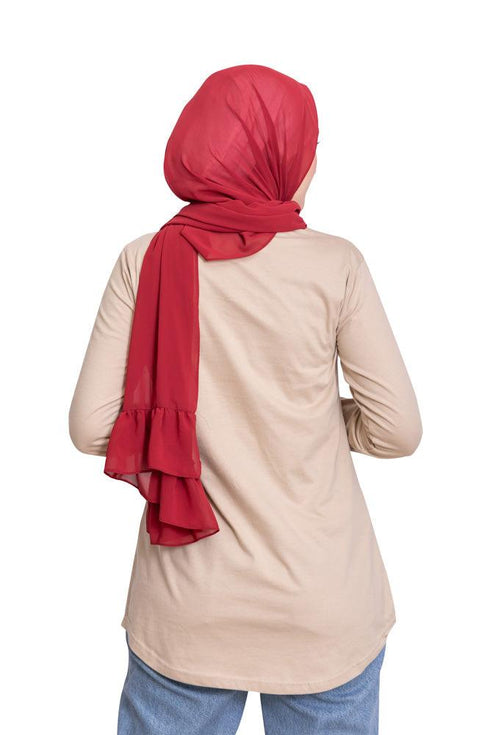 Latte Printed Long - Sleeve Design 9 - Khotwh