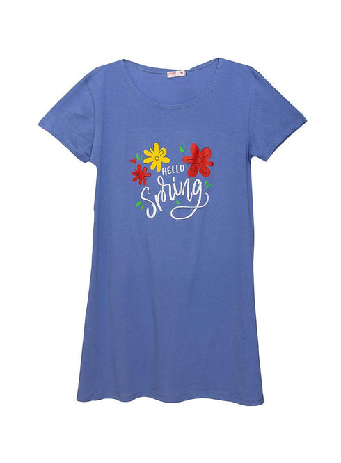 Light Jeans Night Shirt - Design 14 - Khotwh