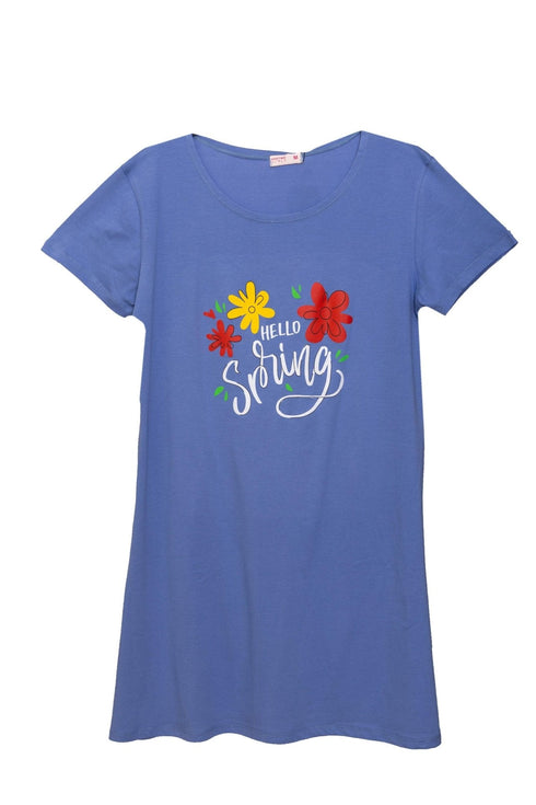 Light Jeans Night Shirt - Design 14 - Khotwh