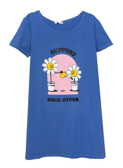 Light Jeans Night Shirt - Design 21 - Khotwh