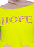 Lime Punch Printed Long - Sleeve Design 25 - Khotwh