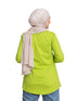 Macaw Green Printed Long - Sleeve Design 20 - Khotwh