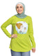 Macaw Green Printed Long - Sleeve Design 30 - Khotwh