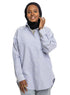 Medieval Blue Oxford Over Size Shirt - Khotwh