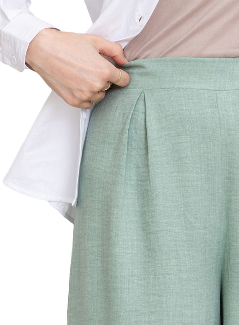 Mint linen Wide Leg - Khotwh