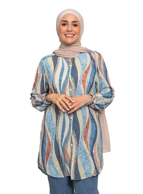 Mosaic L.Printed Blouse - Khotwh