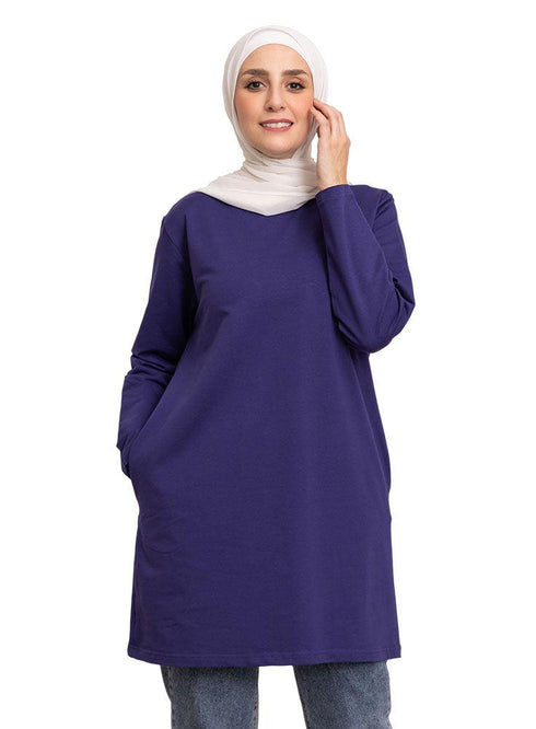 Navy Basic Tunic - Khotwh