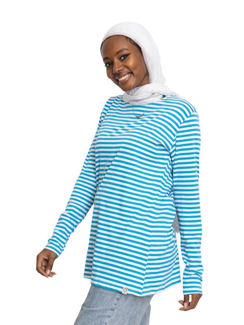 Norse Blue Lines Long Sleeve - Khotwh
