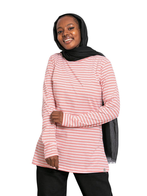 N.Striped Coral B - Long - Sleeve - Khotwh