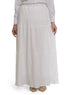 Off - White Crochet Skirt - Khotwh