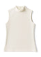 Off - White Half Sleeveless Slim Fit Top - Khotwh