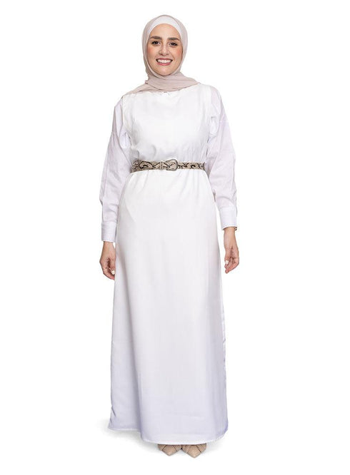 Off - White Sleeve - Less Dress - Khotwh