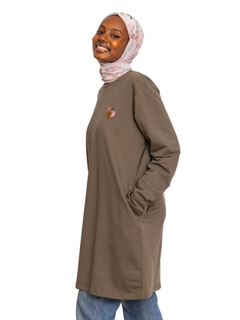 Oily Basic Tunic - Flower - Khotwh