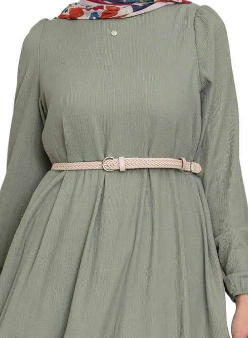 Olive Basic Dress - Khotwh