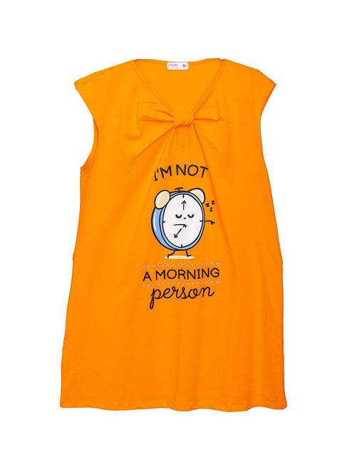 Orange Peel knot Night Shirt - Design 17 - Khotwh