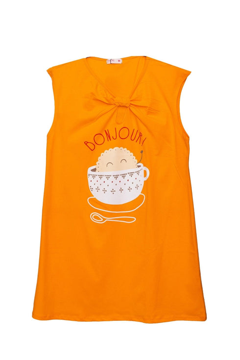 Orange Peel knot Night Shirt - Design 5 - Khotwh