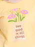 Pastel Yellow - Design 29 Printed Long - Sleeve - Khotwh