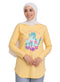 Pastel Yellow - Design 30 Printed Long - Sleeve - Khotwh