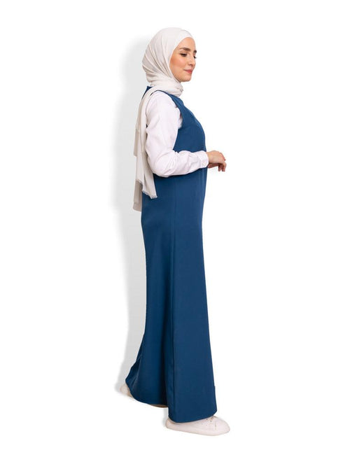 Petroluem Sleeve - Less Dress - Khotwh