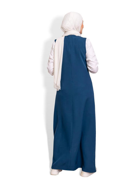 Petroluem Sleeve - Less Dress - Khotwh