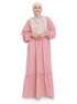 Pink Linen Dress - Khotwh