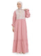 Pink Linen Dress - Khotwh