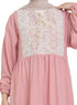 Pink Linen Dress - Khotwh