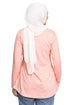 Powder Rose Printed Long - Sleeve Design 34 - Khotwh
