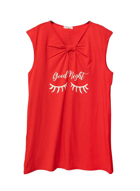 Racing Red knot Night Shirt - Design 18 - Khotwh