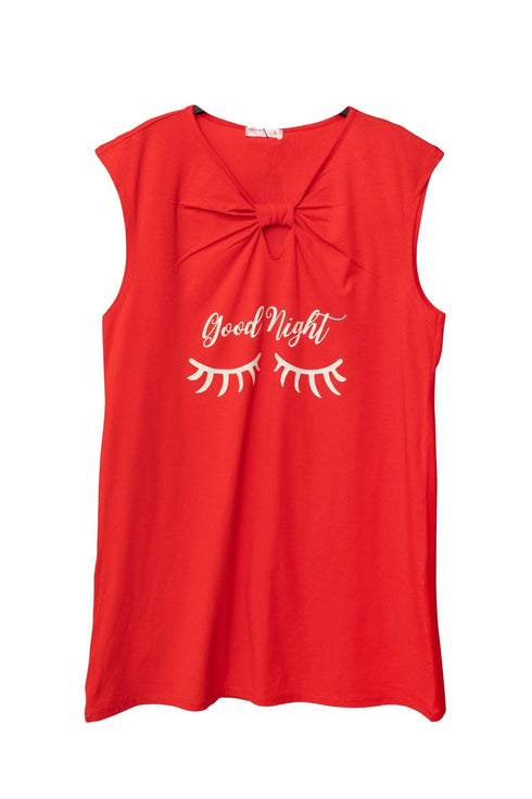 Racing Red knot Night Shirt - Design 18 - Khotwh