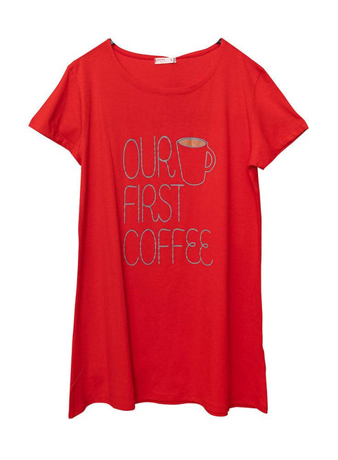 Racing Red Night Shirt - Design 20 - Khotwh