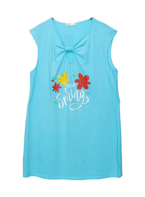 River Blue knot Night Shirt - Design 14 - Khotwh