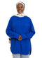 Royal Blue CY - Over Size Shirt - Khotwh