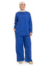 Royal Blue Linen Suit - Khotwh