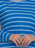 Royal Blue Striped Long - Sleeve - Khotwh