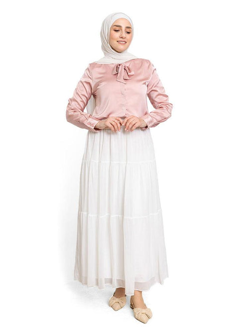 Simon Satin Tape Blouse - Khotwh