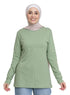 Smoke Green Long - Sleeve - Khotwh