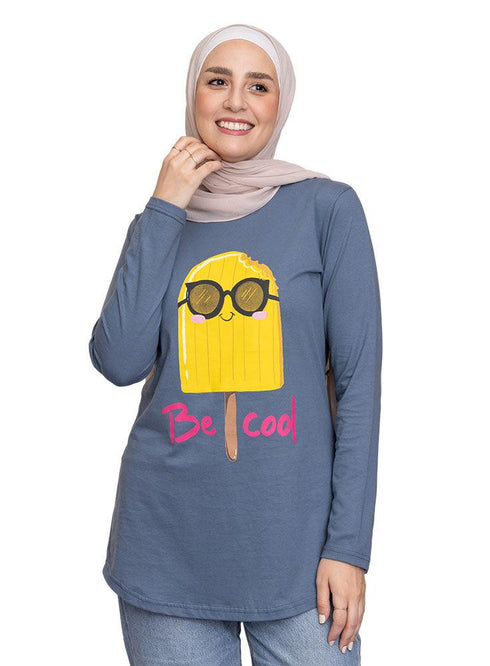 Storm Weather Printed Long - Sleeve Design 32 - Khotwh
