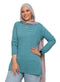 Striped Aqua B - Long - Sleeve - Khotwh