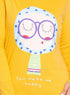Sun Flower Printed Long - Sleeve Design 37 - Khotwh