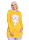 Sun Flower Printed Long - Sleeve Design 37 - Khotwh