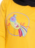 Sun Flower Printed Long - Sleeve Design 38 - Khotwh